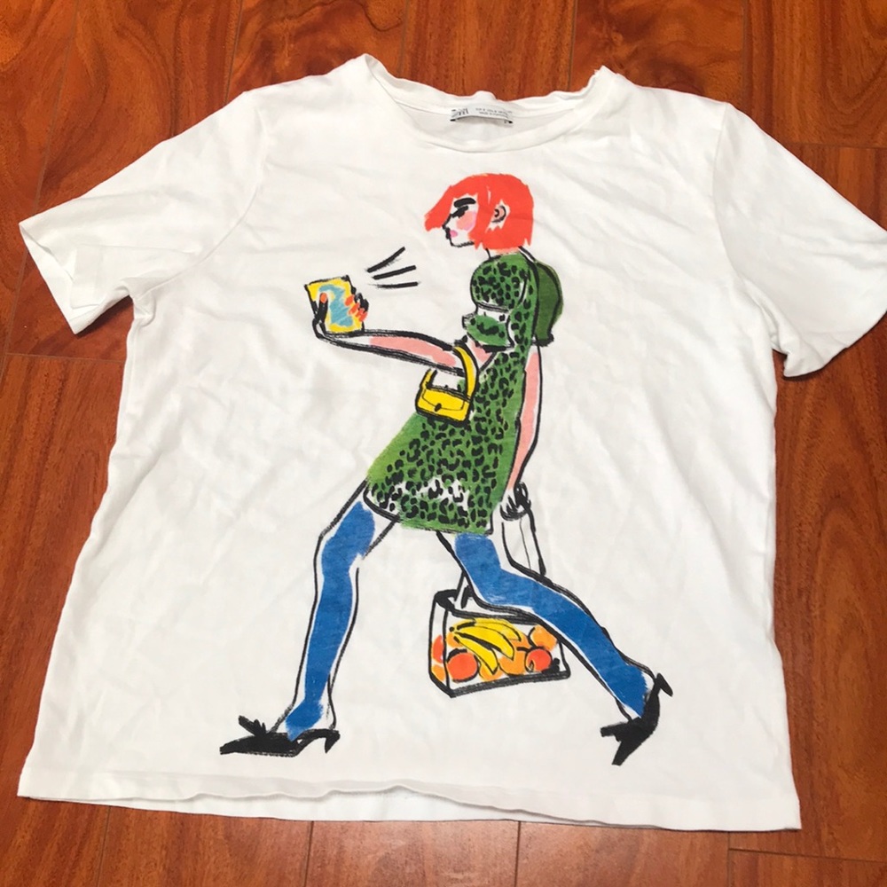 Zara graphic tee